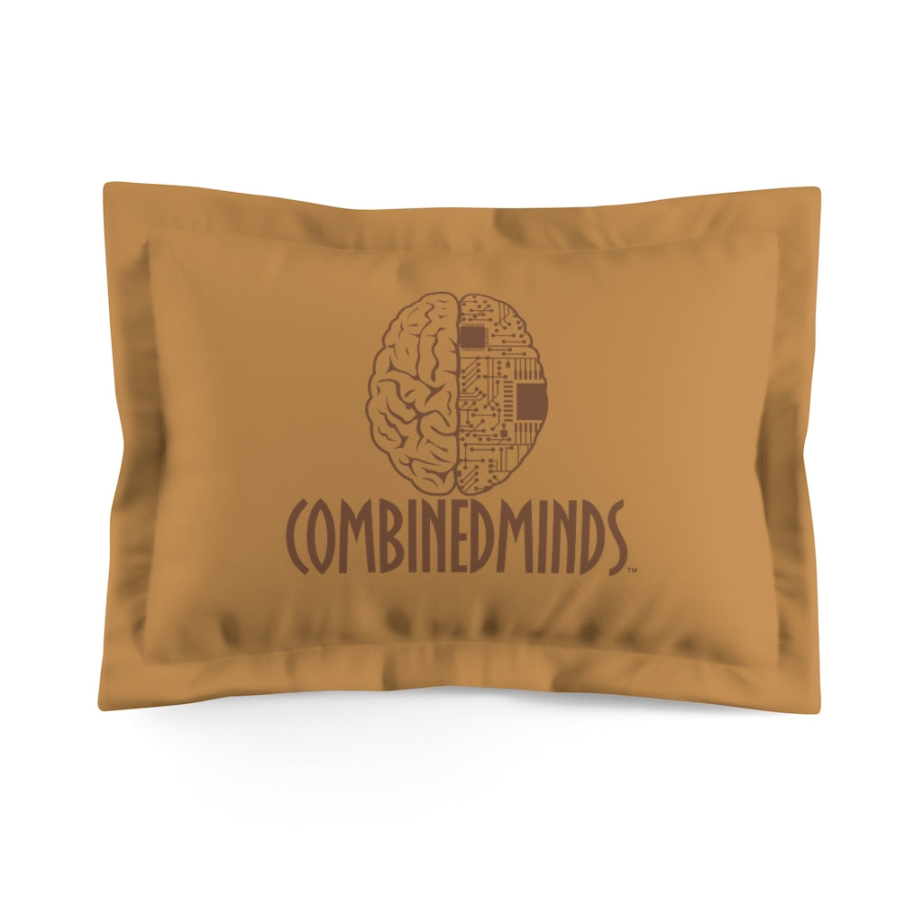 CombinedMinds Microfiber Pillow Sham - Chocolate