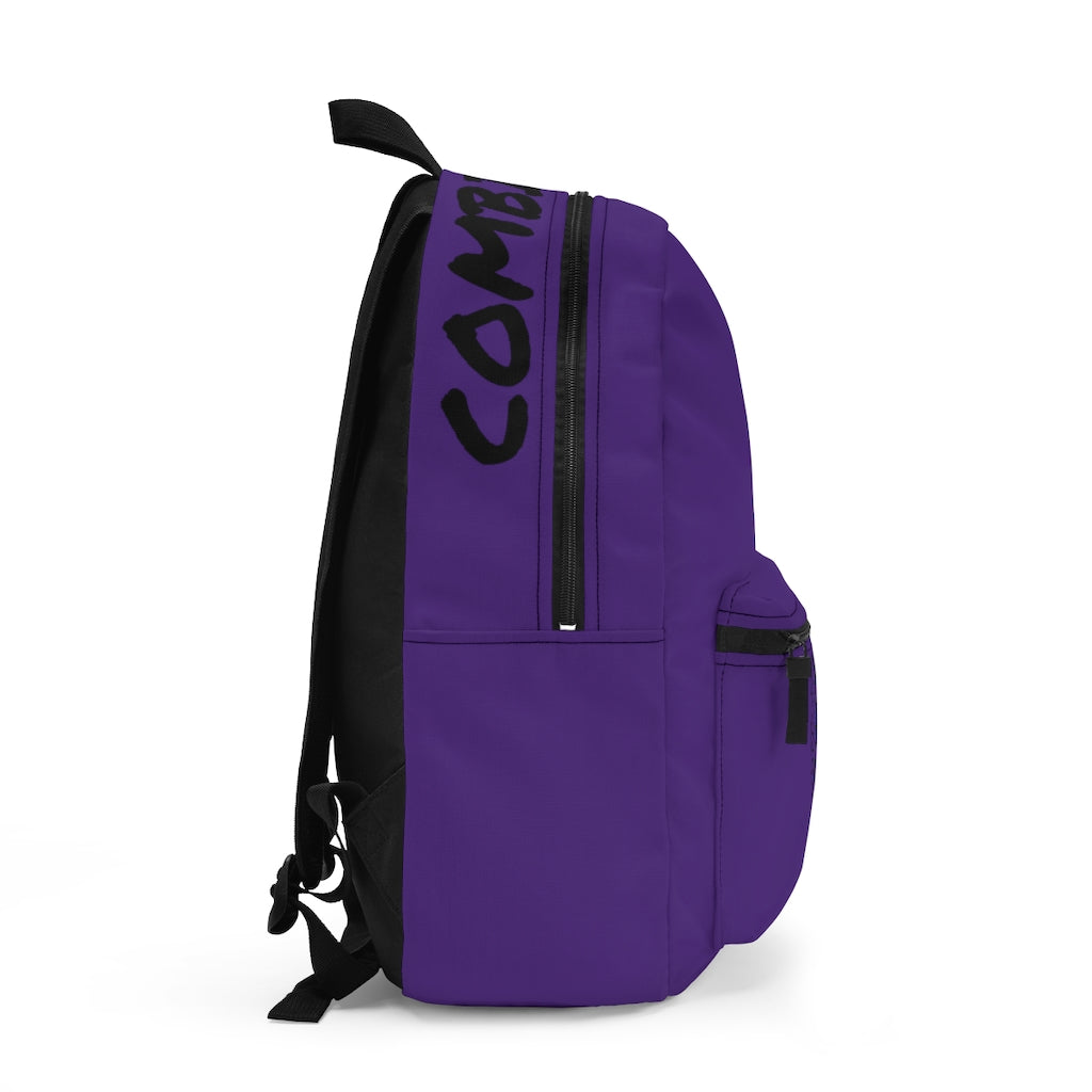 CombinedMinds Backpack - Purple Black Logo