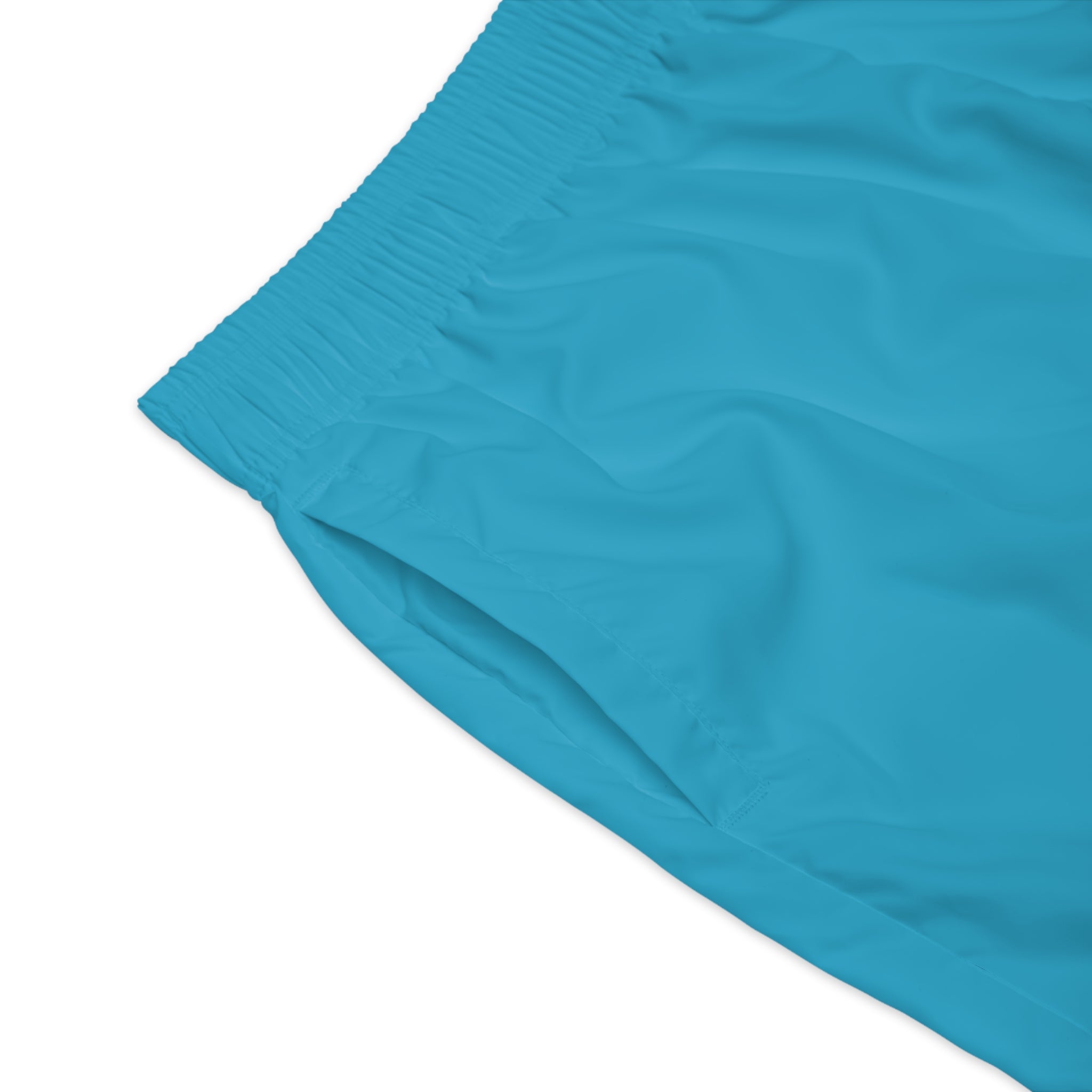 CombinedMinds Men's Jogger Shorts Turquoise/White Logo