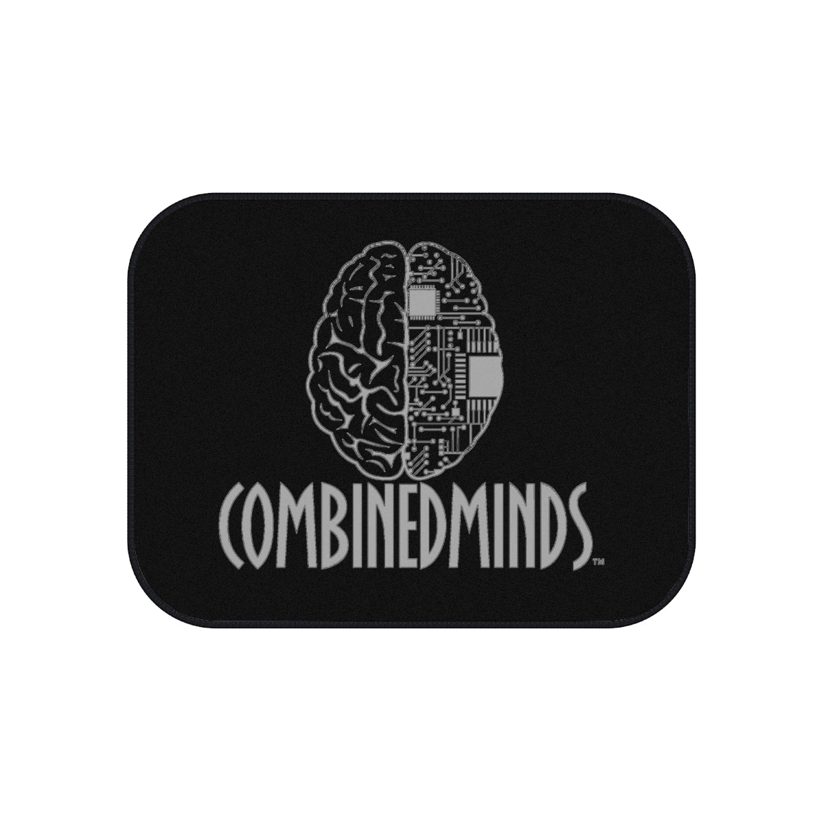 CombinedMinds Car Mats - Black/Dark Silver