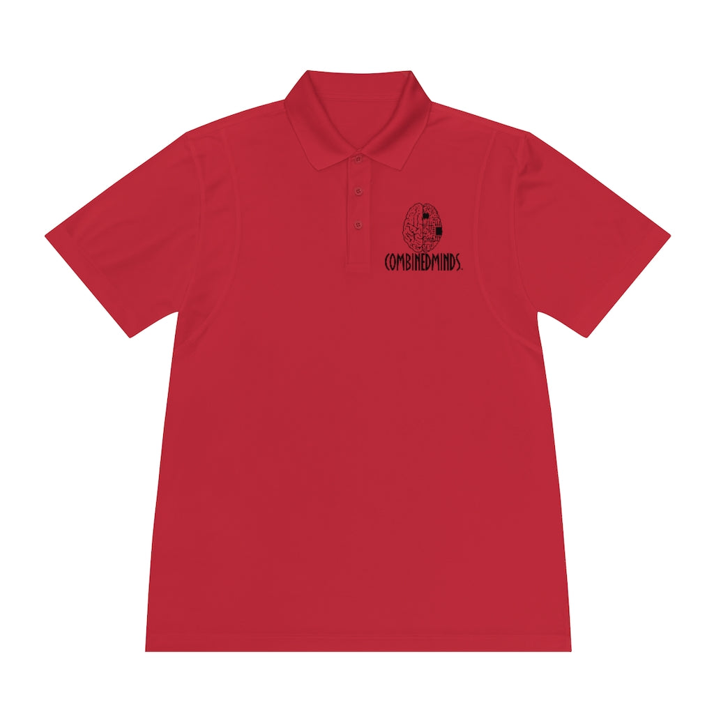Men's Combinedminds Sport Polo Shirt Black Logo