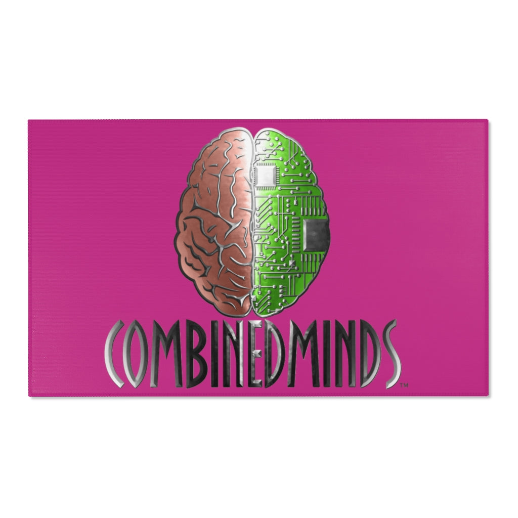 CombinedMinds Area Rugs - Color Logo Pink