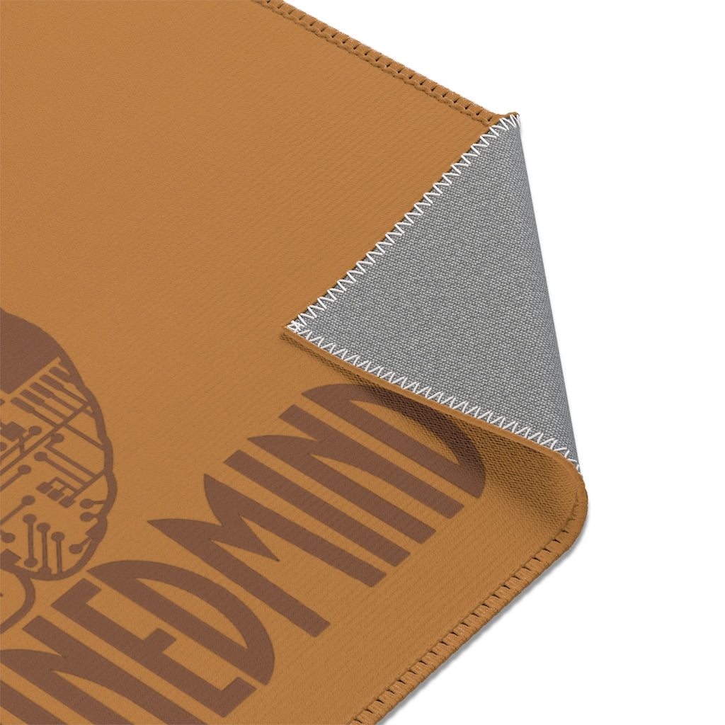 CombinedMinds Area Rugs - Chocolate Logo Light Brown