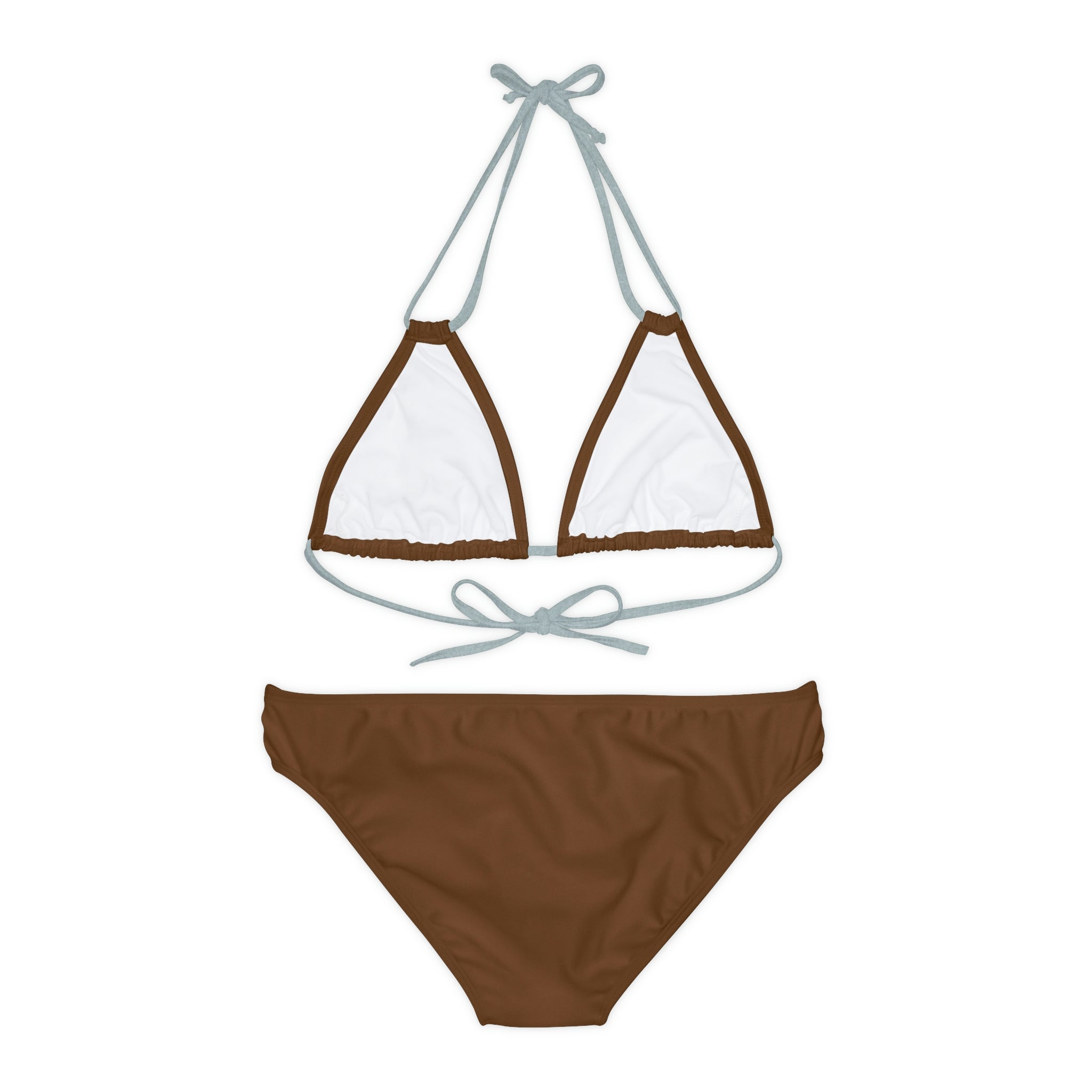 CombinedMinds Strappy Bikini Set Brown