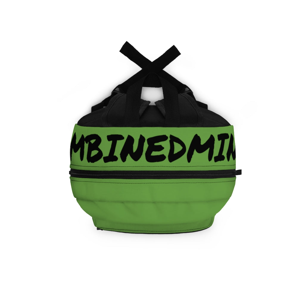 CombinedMinds Backpack - Green Black Logo