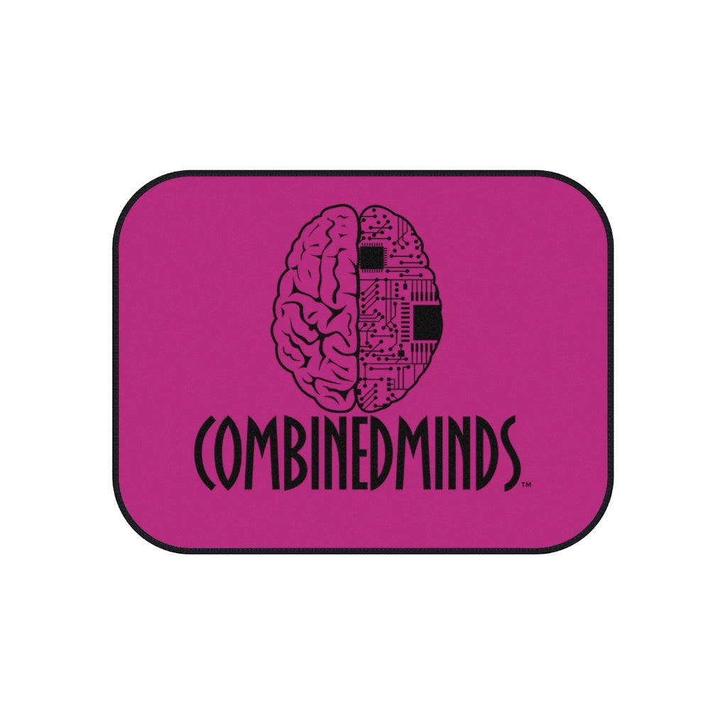 CombinedMinds Car Mats (Set of 4) - Pink/Black