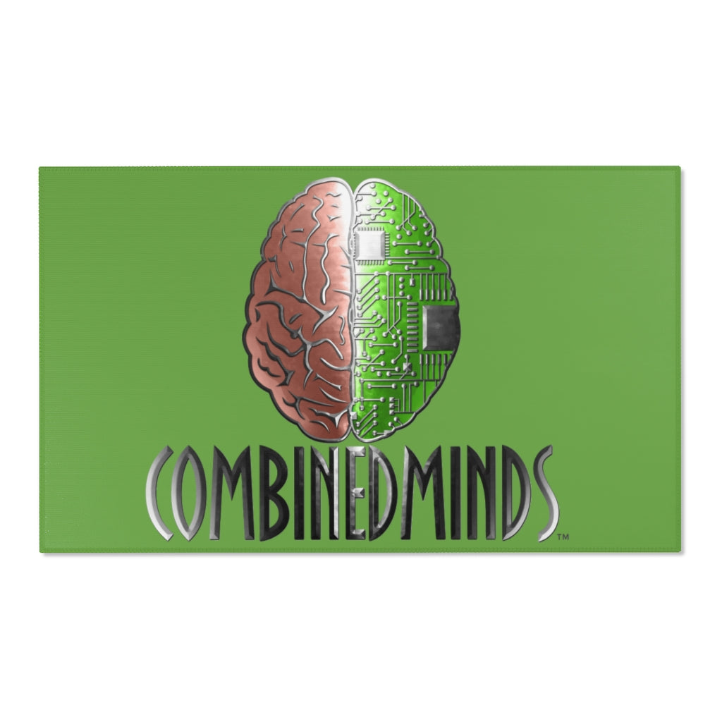 CombinedMinds Area Rugs - Color Logo Green