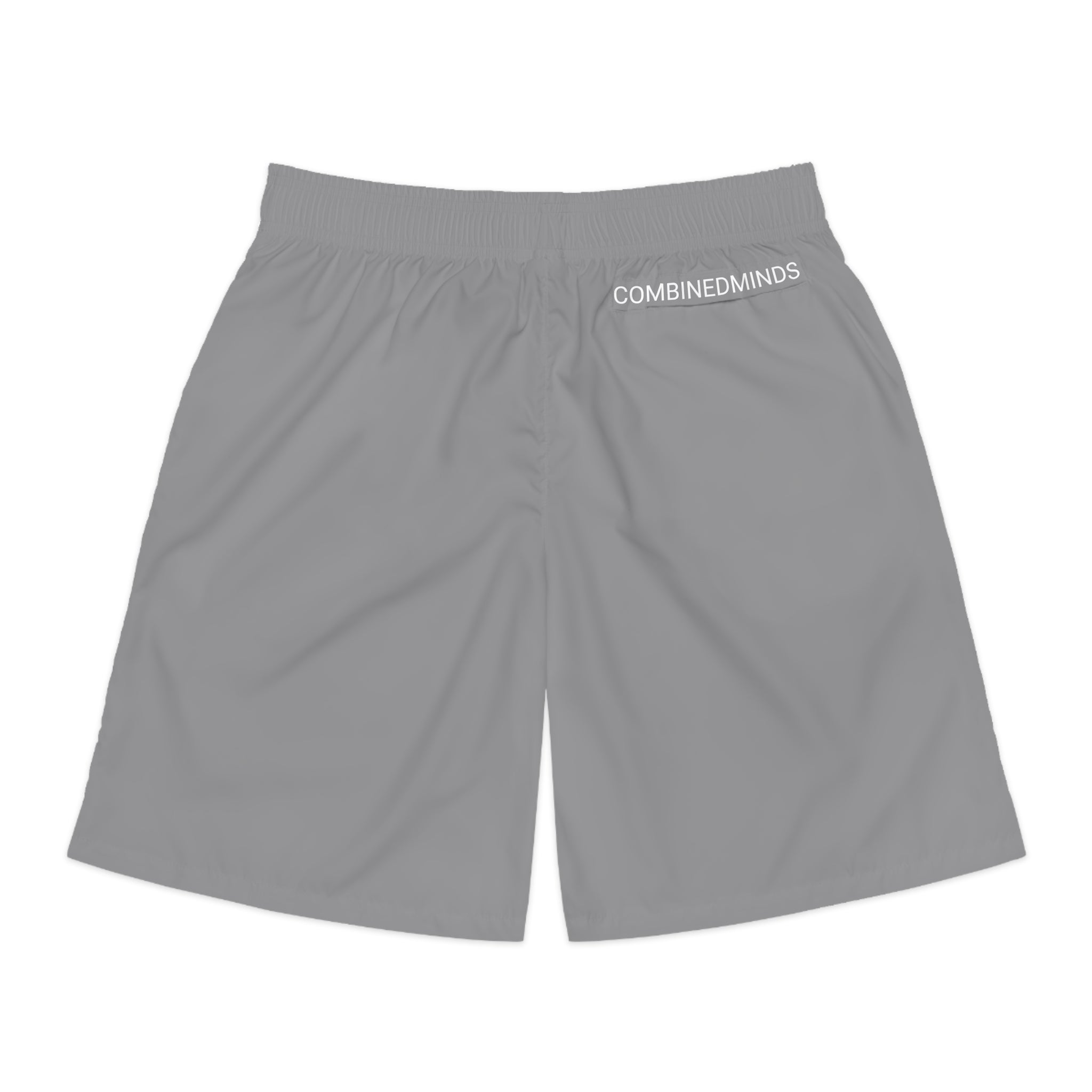 CombinedMinds Men's Jogger Shorts Grey/White Logo