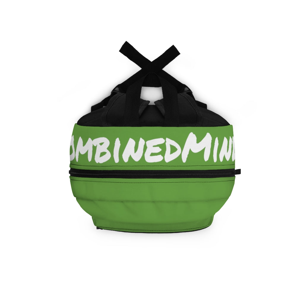 CombinedMinds Backpack - Green White Logo