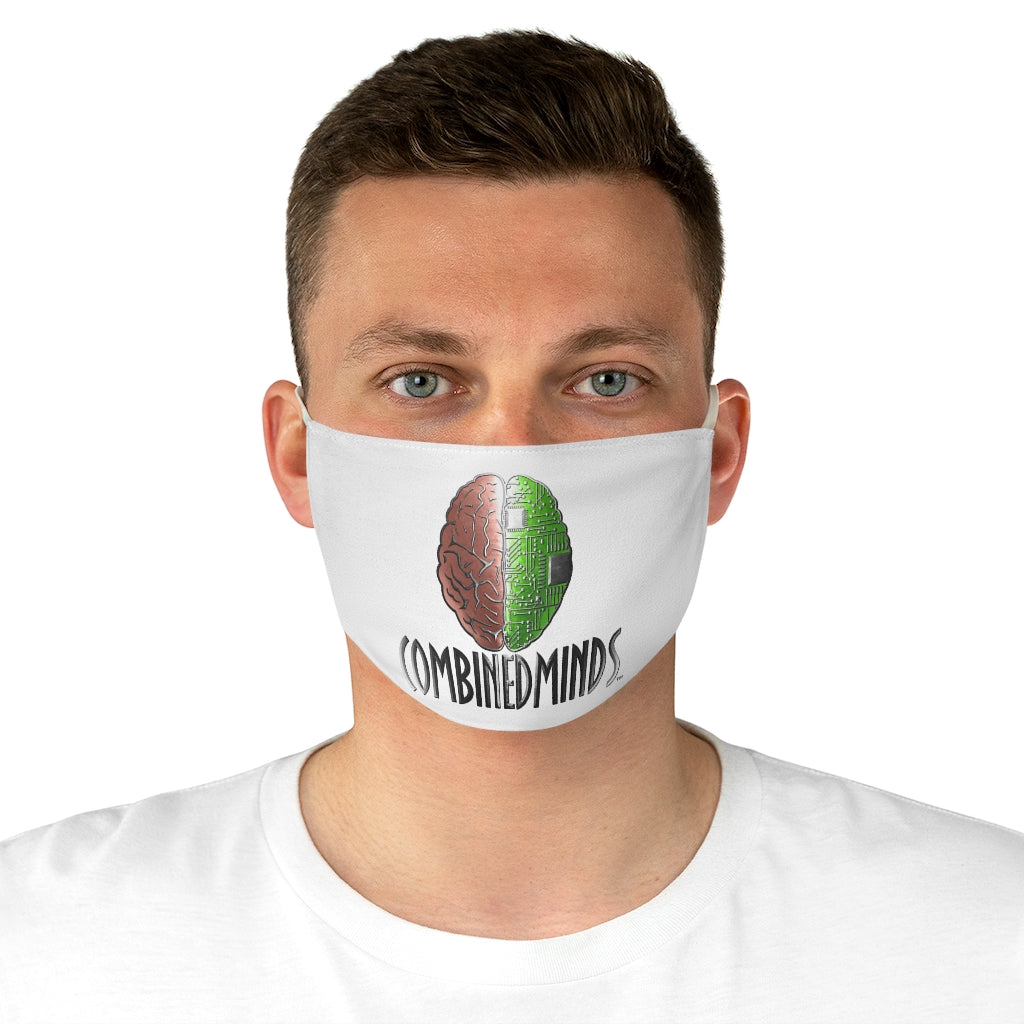 CombinedMinds Fabric Face Mask - Color Logo