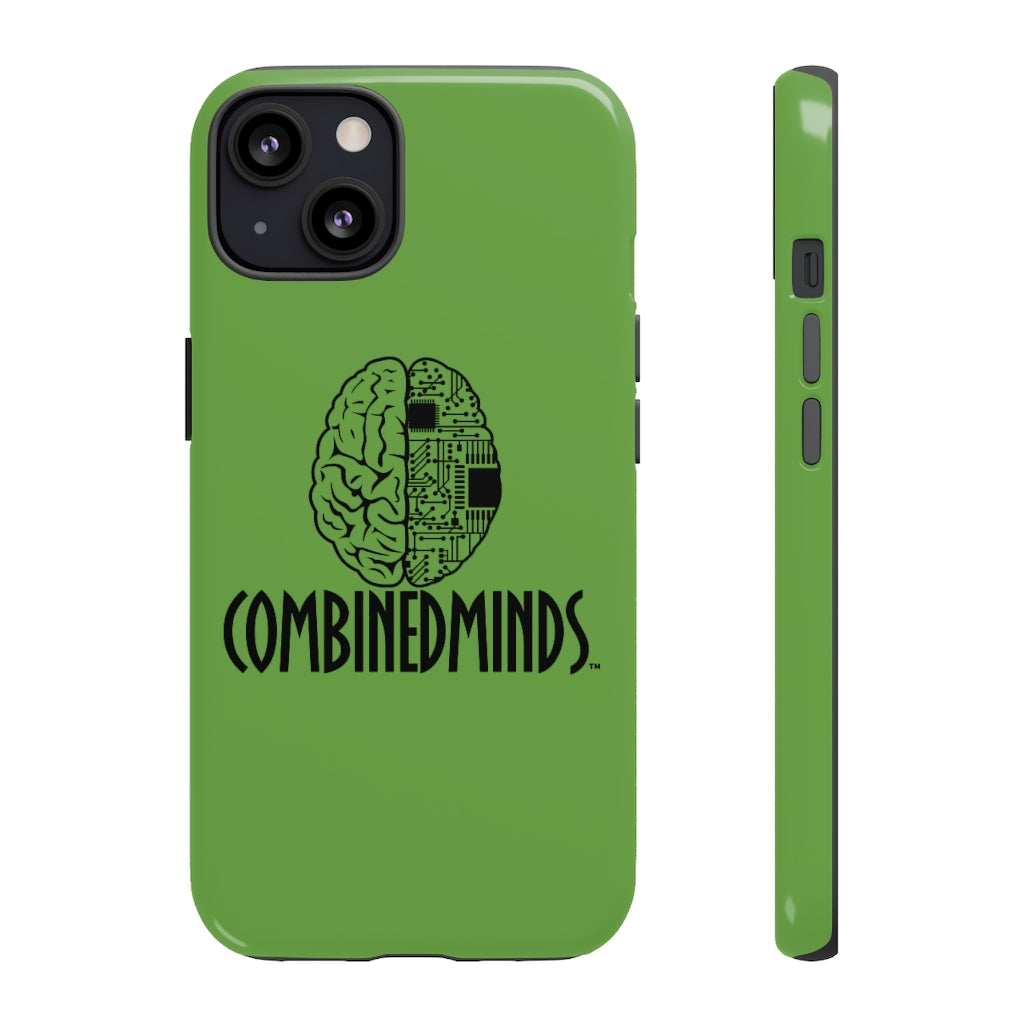 CombinedMinds Cell Phone Case -Green Black Logo